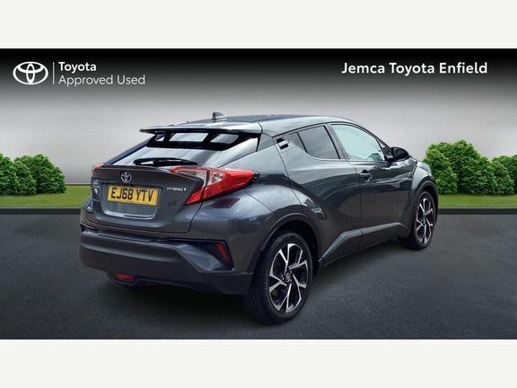 Toyota C-Hr 1.8 Vvt-h Design Cvt Euro 6 Ss EJ68YTV Grey #2