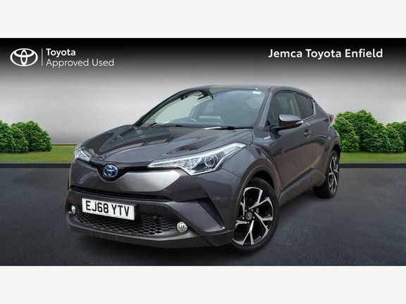 Toyota C-Hr 1.8 Vvt-h Design Cvt Euro 6 Ss EJ68YTV Grey #3