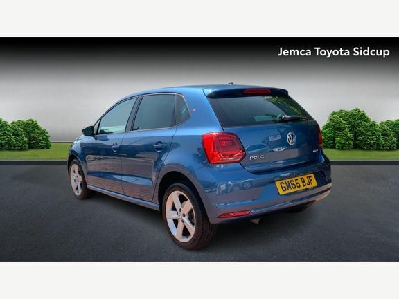 Volkswagen Polo 1.0 Tsi Bluemotion Tech Sel Euro 6 Ss GM65BJF Blue #4
