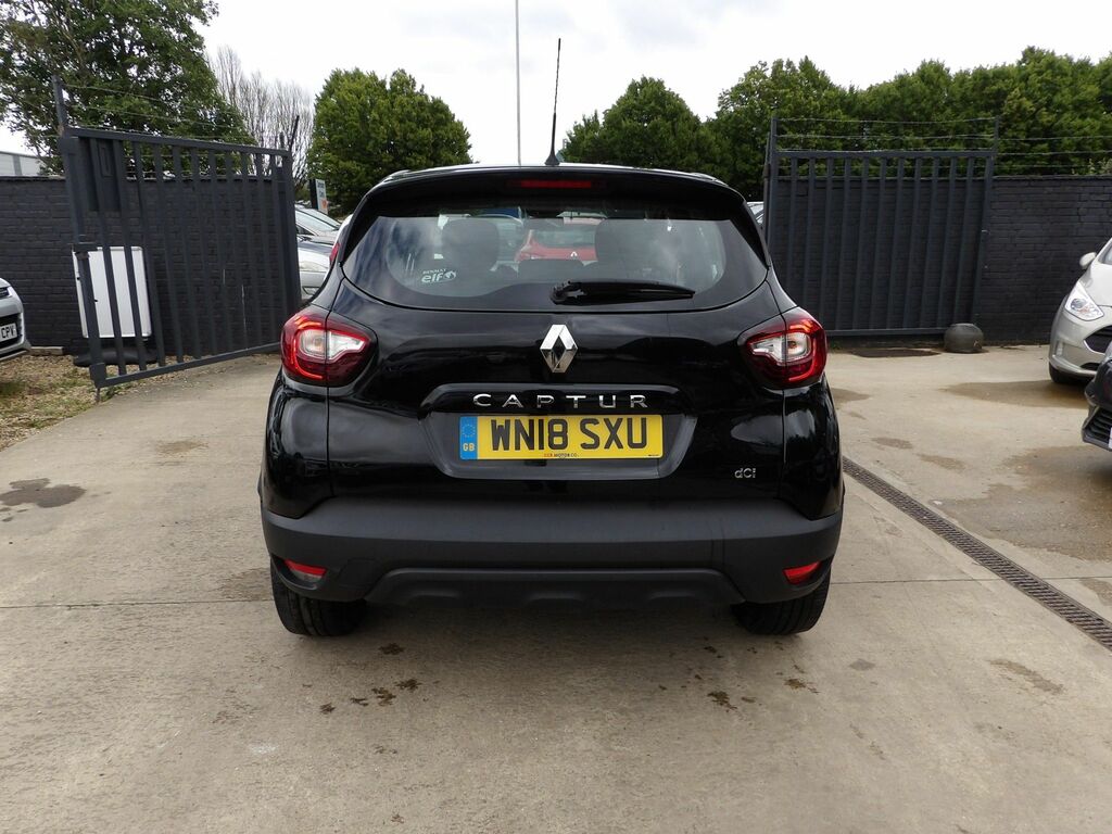 Renault Captur 1.5 Dci Energy Dynamique Nav Suv WN18SXU Black #5