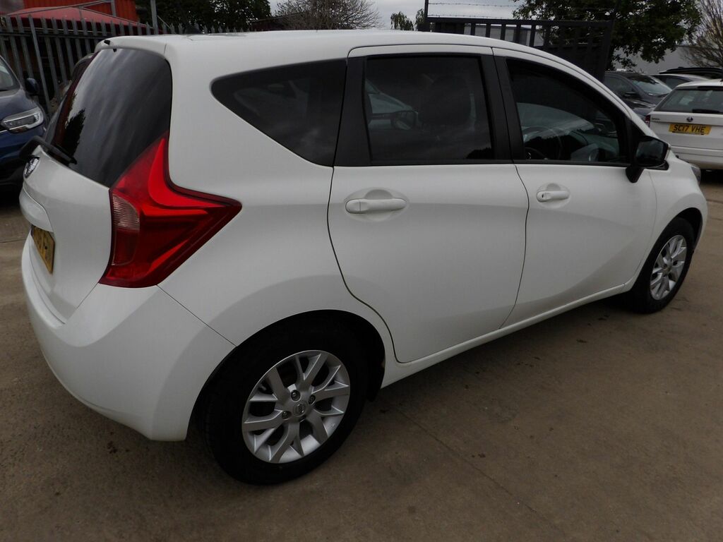 Nissan Note 1.2 Acenta Premium Hatchback Eur RV66FDN White #6