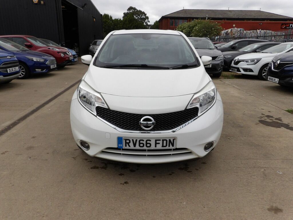 Nissan Note 1.2 Acenta Premium Hatchback Eur RV66FDN White #2