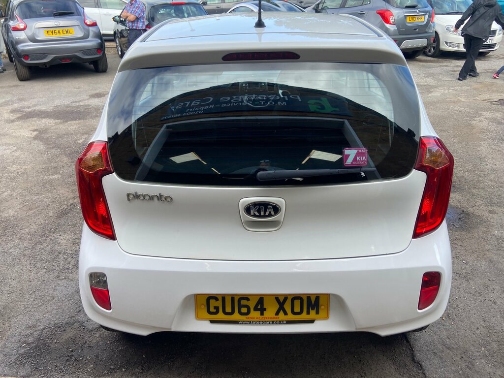Kia Picanto 1.0 1 Hatchback Euro 5 68 Bhp GU64XOM White #6