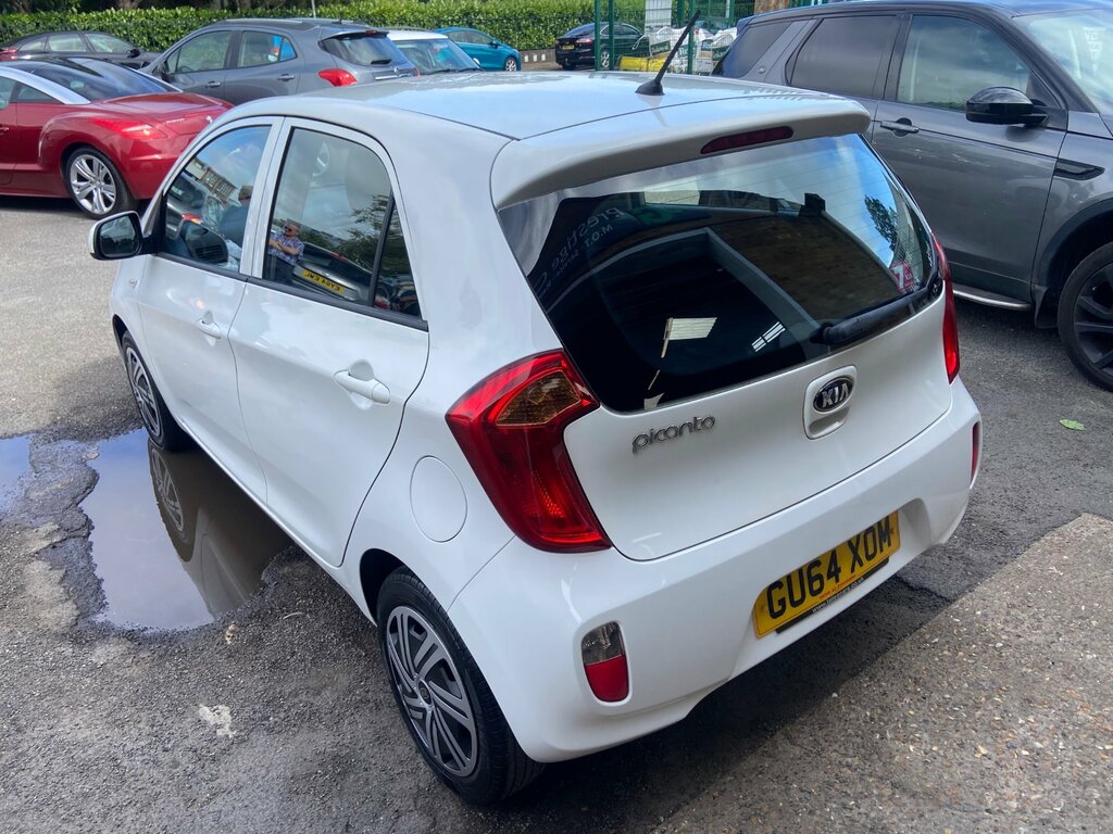 Kia Picanto 1.0 1 Hatchback Euro 5 68 Bhp GU64XOM White #4