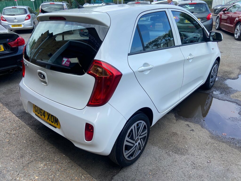 Kia Picanto 1.0 1 Hatchback Euro 5 68 Bhp GU64XOM White #5