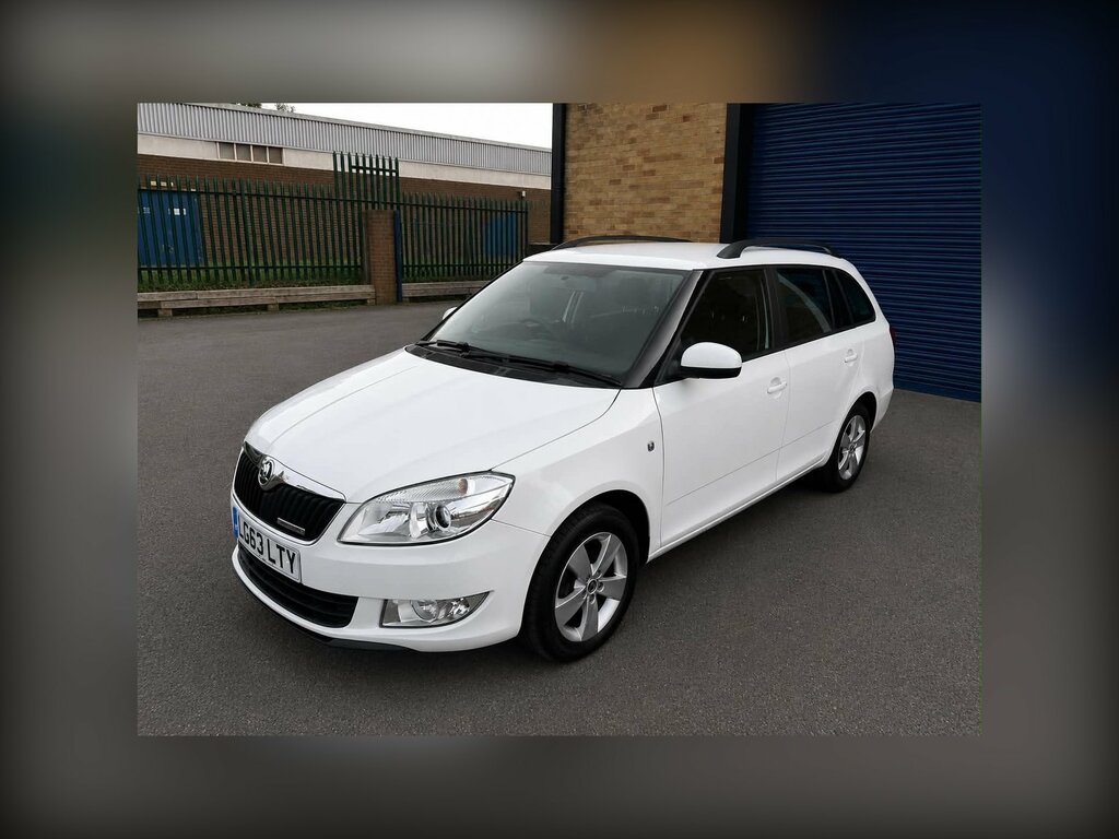 Skoda Fabia 1.2 Tdi Greenline II Estate Euro White #3