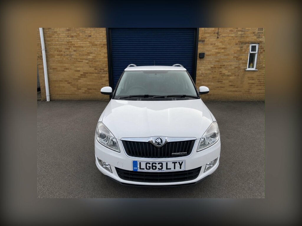 Skoda Fabia 1.2 Tdi Greenline II Estate Euro White #2