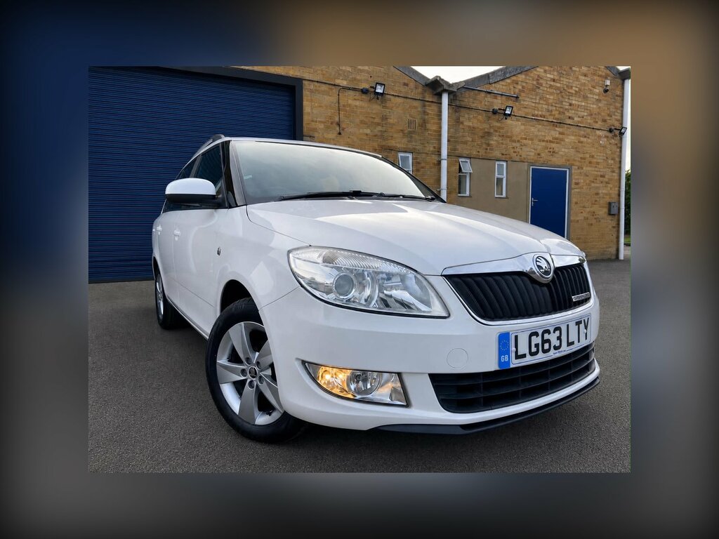 Skoda Fabia 1.2 Tdi Greenline II Estate Euro White