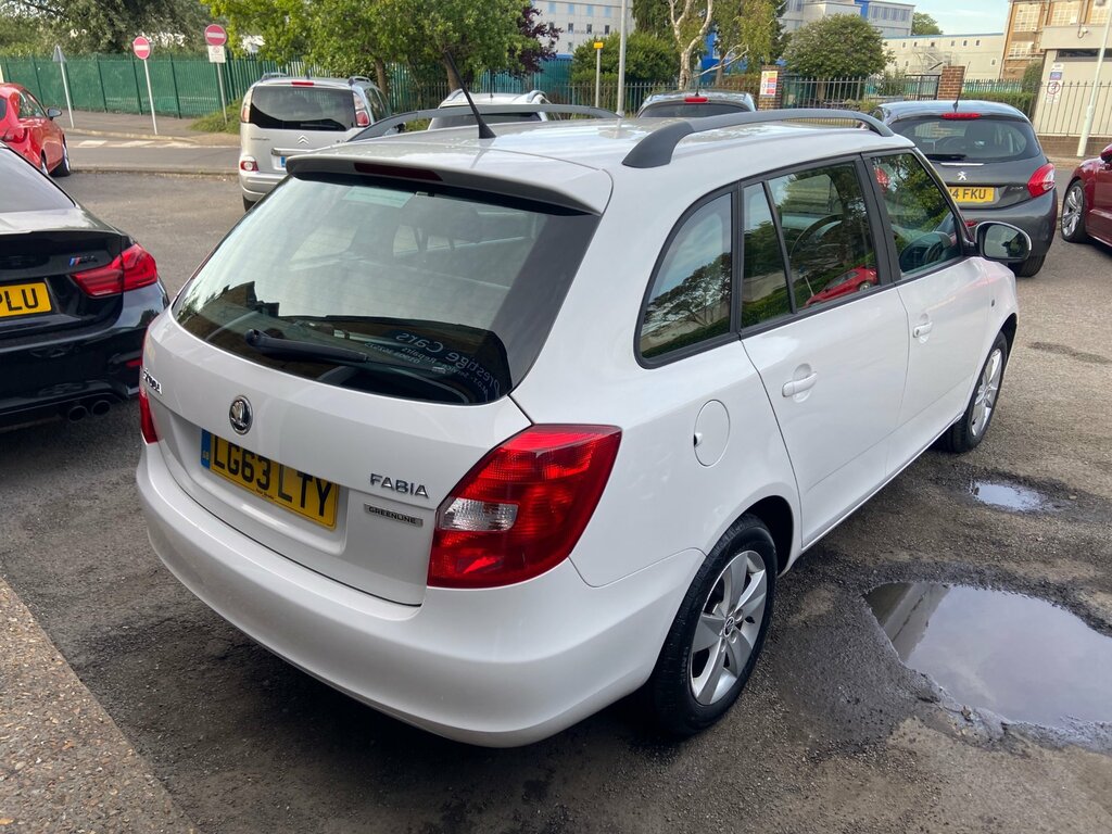 Skoda Fabia 1.2 Tdi Greenline II Estate Euro White #4