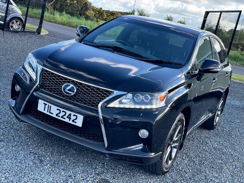 Lexus RX F Sport Cvt Black #3