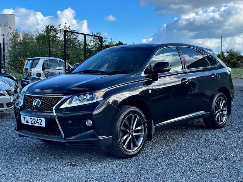 Lexus RX F Sport Cvt Black #4
