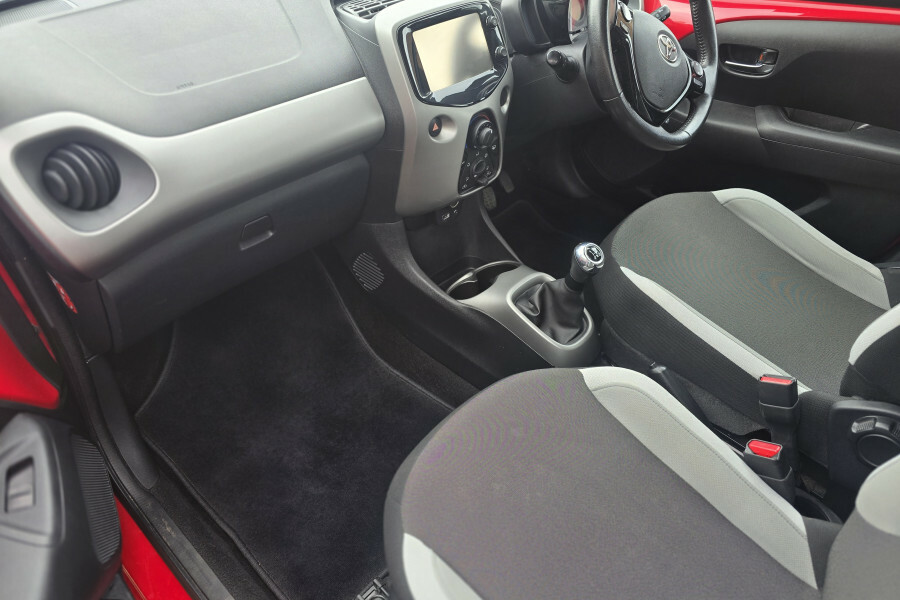Toyota Aygo Hatchback Red #4