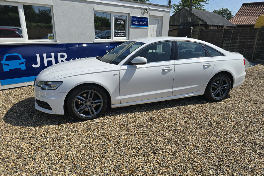 Audi A6 Saloon White #2