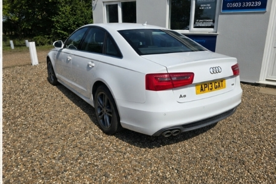 Audi A6 Saloon White #3