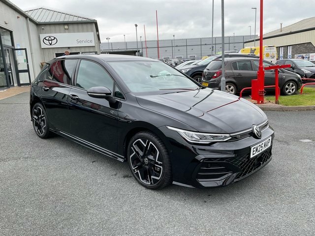 Volkswagen Golf 1.5 Etsi Mhev R-line Hatchback Hybrid D Black