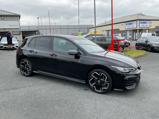 Volkswagen Golf 1.5 Etsi Mhev R-line Hatchback Hybrid D Black #2