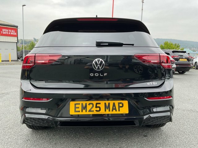 Volkswagen Golf 1.5 Etsi Mhev R-line Hatchback Hybrid D Black #4