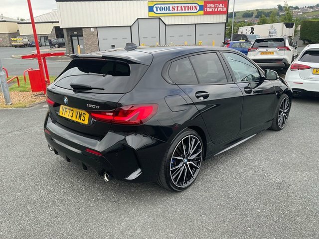 BMW 1 Series 2.0 120D M Sport Lcp Hatchback E YF73VWS Black #4