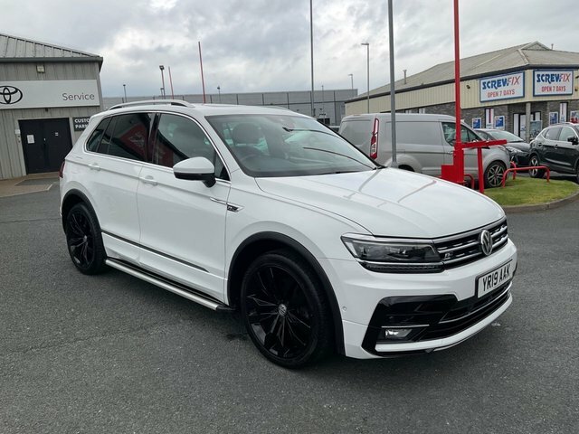 Volkswagen Tiguan 2.0 Bitdi R-line Tech Suv Dsg 4Motion E White