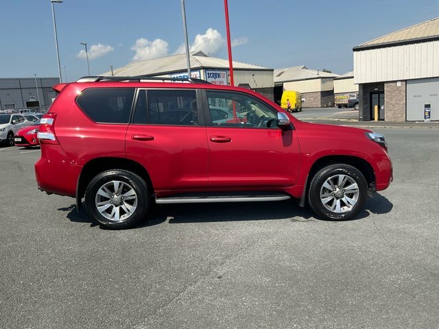 Toyota Land Cruiser 2.8D Invincible Suv 4Wd Euro 6 7 Red #4