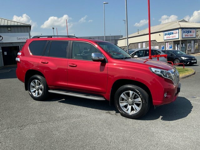 Toyota Land Cruiser 2.8D Invincible Suv 4Wd Euro 6 7 Red #2