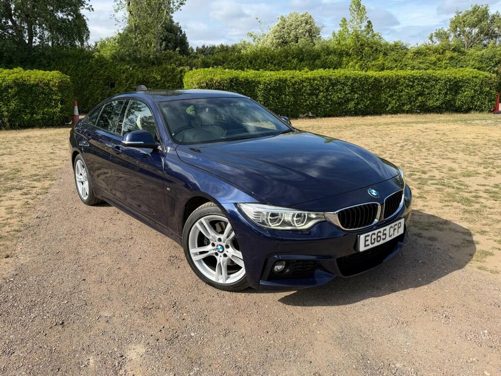 BMW 4 Series Gran Coupe Hatchback 3.0 430D M Sport Euro 6 Ss EG65CFP Blue #4