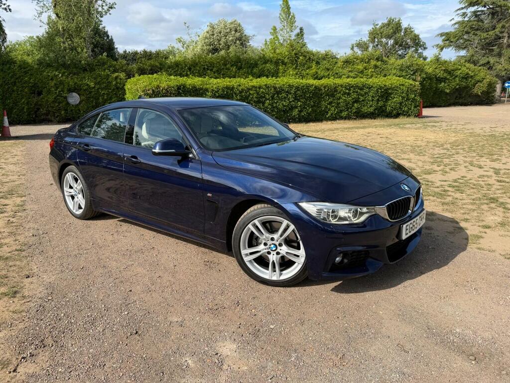 BMW 4 Series Gran Coupe Hatchback 3.0 430D M Sport Euro 6 Ss EG65CFP Blue #3