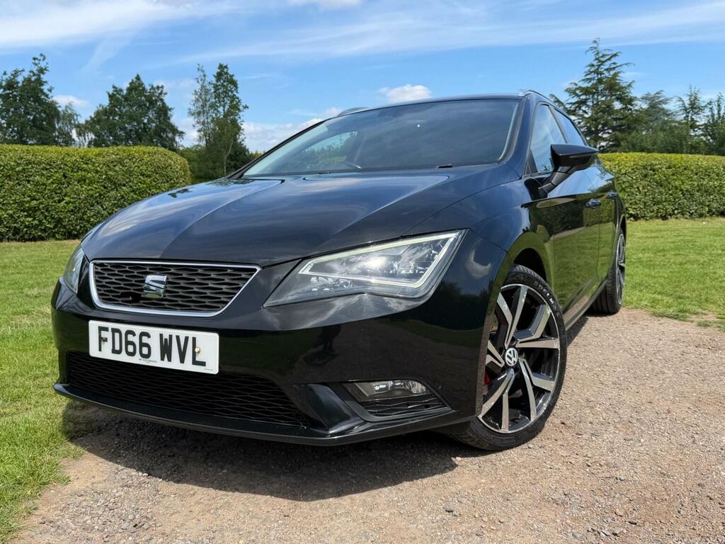 Seat Leon 1.6 Tdi Se Dynamic Technology Sport Tourer Euro 6 Black #4
