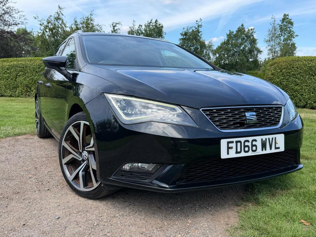 Seat Leon 1.6 Tdi Se Dynamic Technology Sport Tourer Euro 6 Black #6