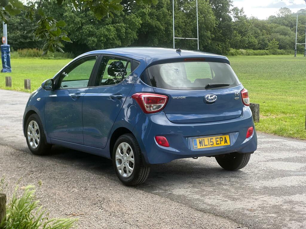 Hyundai I10 Se Blue #4