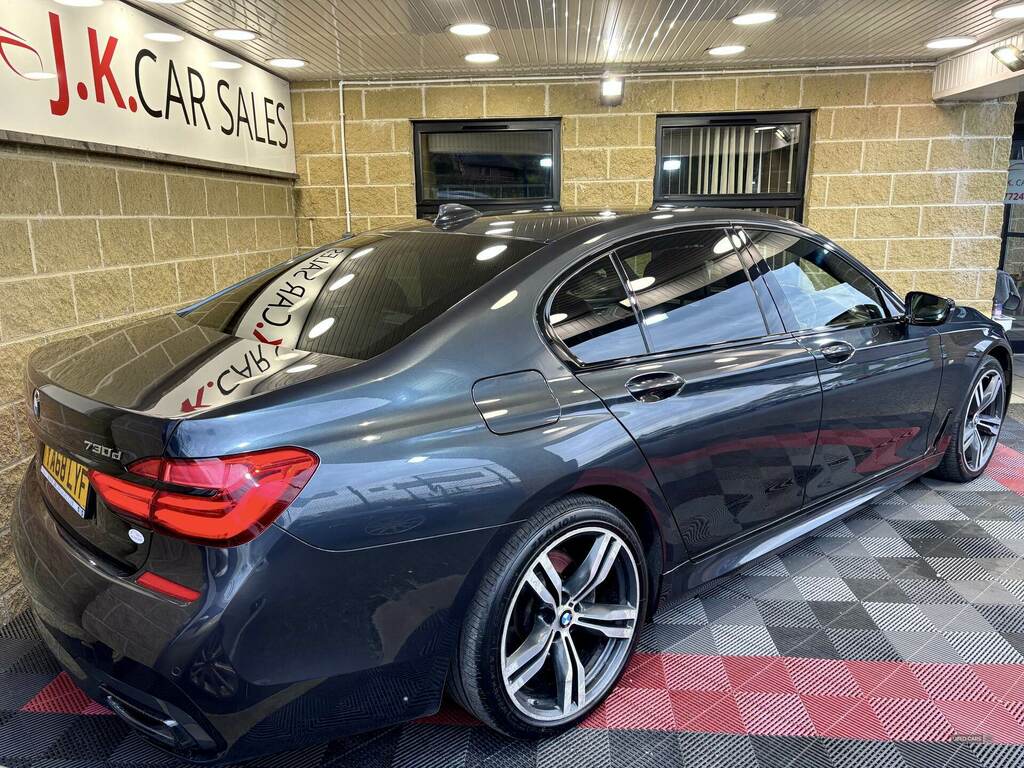 BMW 7 Series 730D Xdrive M Sport YA68LYF Grey #2