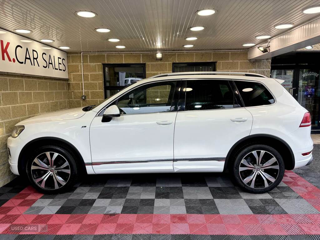 Volkswagen Touareg 3.0 V6 Tdi 245 R-line Tip White #6