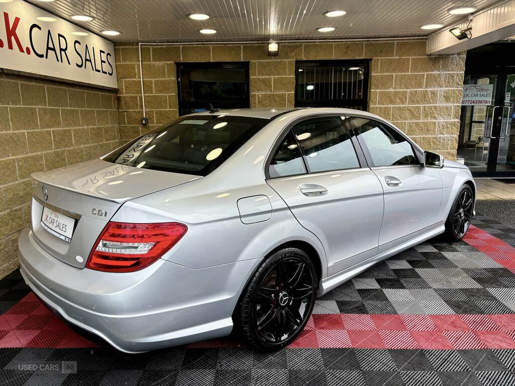 Mercedes-Benz C Class C220 Cdi Blueefficiency Amg Sport Plus Silver #2