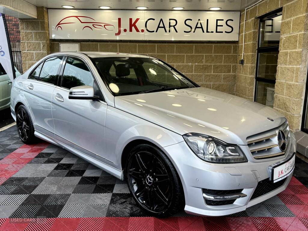Mercedes-Benz C Class C220 Cdi Blueefficiency Amg Sport Plus Silver