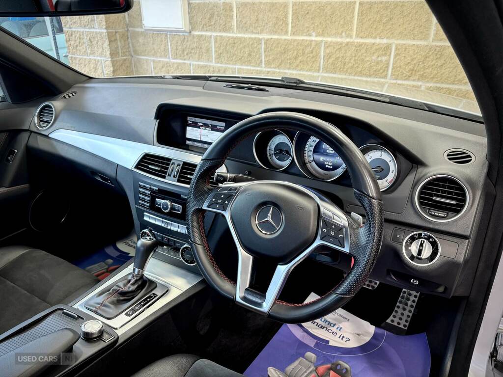 Mercedes-Benz C Class Coupe Silver #12