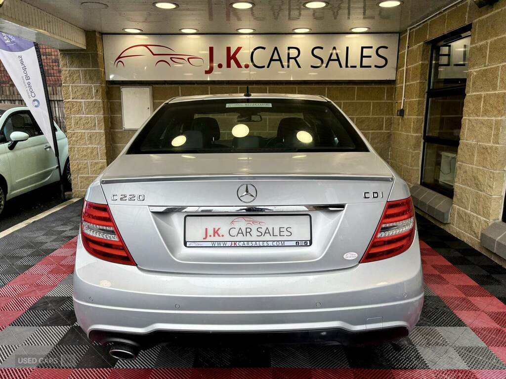 Mercedes-Benz C Class Coupe Silver #8
