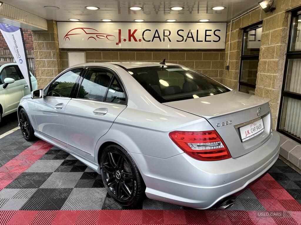 Mercedes-Benz C Class C220 Cdi Blueefficiency Amg Sport Plus Silver #5