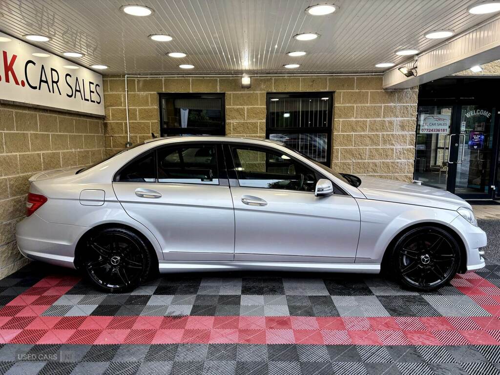 Mercedes-Benz C Class C220 Cdi Blueefficiency Amg Sport Plus Silver #3