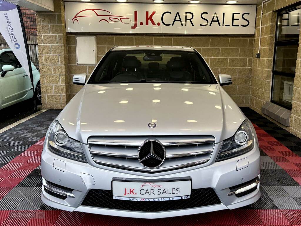 Mercedes-Benz C Class Coupe Silver #7