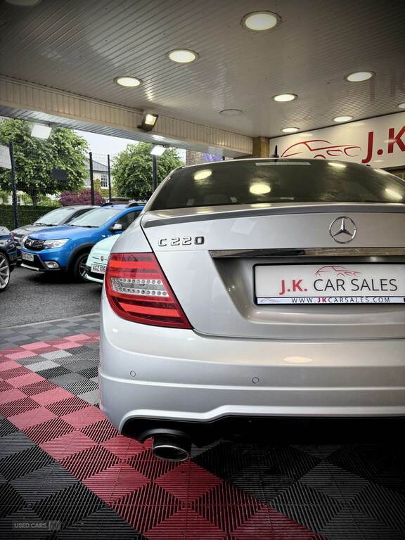 Mercedes-Benz C Class Coupe Silver #10