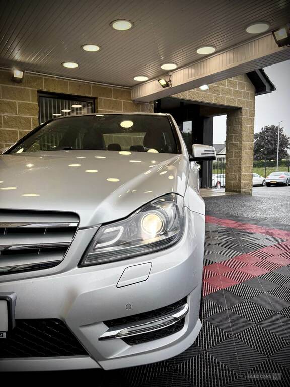Mercedes-Benz C Class Coupe Silver #9