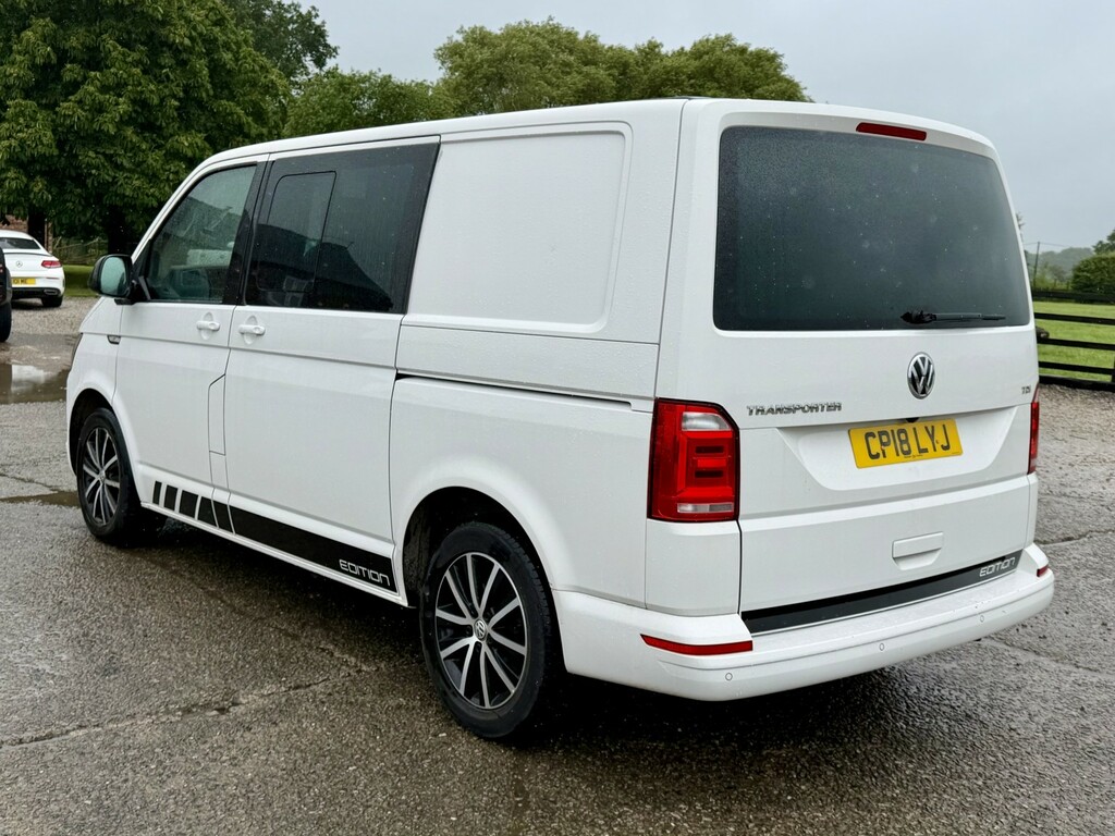 Volkswagen Transporter 2.0 Tdi T30 Bluemotion Tech Edition Crew Cab Kombi White #3