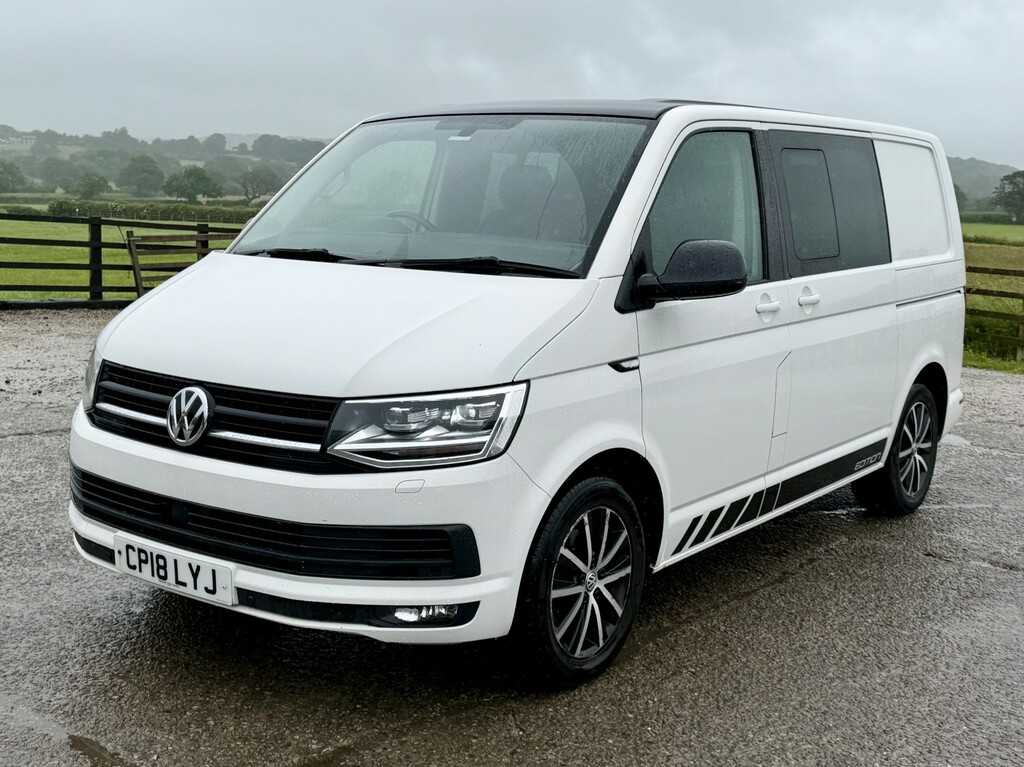 Volkswagen Transporter 2.0 Tdi T30 Bluemotion Tech Edition Crew Cab Kombi White #2