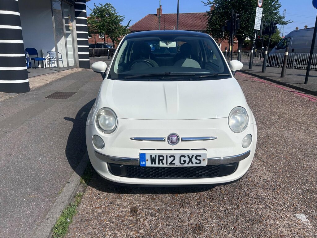 Fiat 500 1.2 Lounge Euro 5 Ss White #2