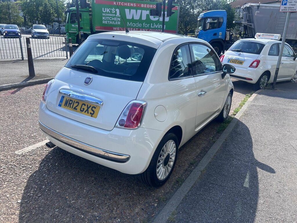 Fiat 500 1.2 Lounge Euro 5 Ss White #4