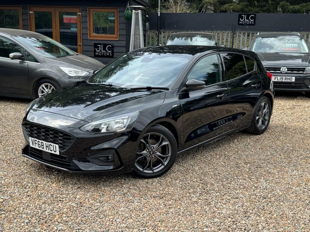 Ford Focus Hatchback 1.0T Ecoboost St-line Euro 6 Ss VF68HCU Black #4