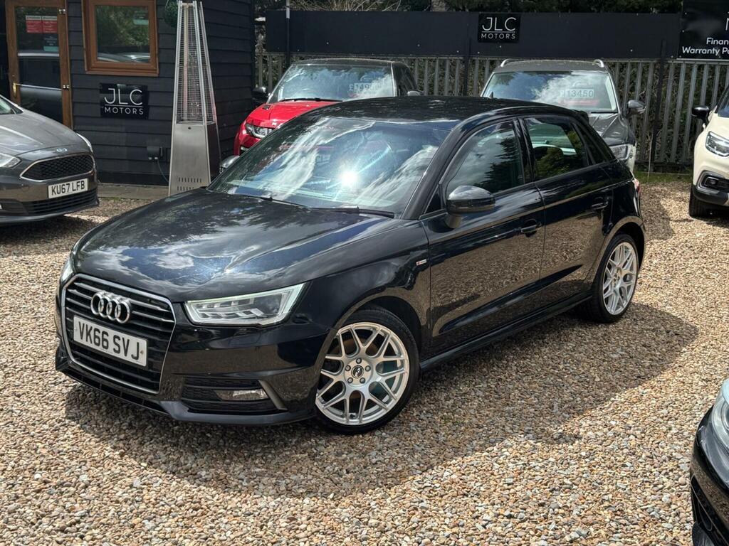 Audi A1 Hatchback 1.4 Tfsi S Line Sportback Euro 6 Ss 5 VK66SVJ Black #3