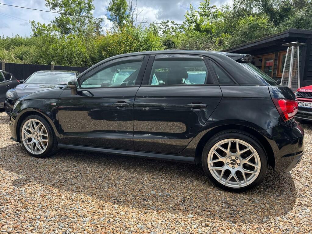 Audi A1 Hatchback 1.4 Tfsi S Line Sportback Euro 6 Ss 5 VK66SVJ Black #6