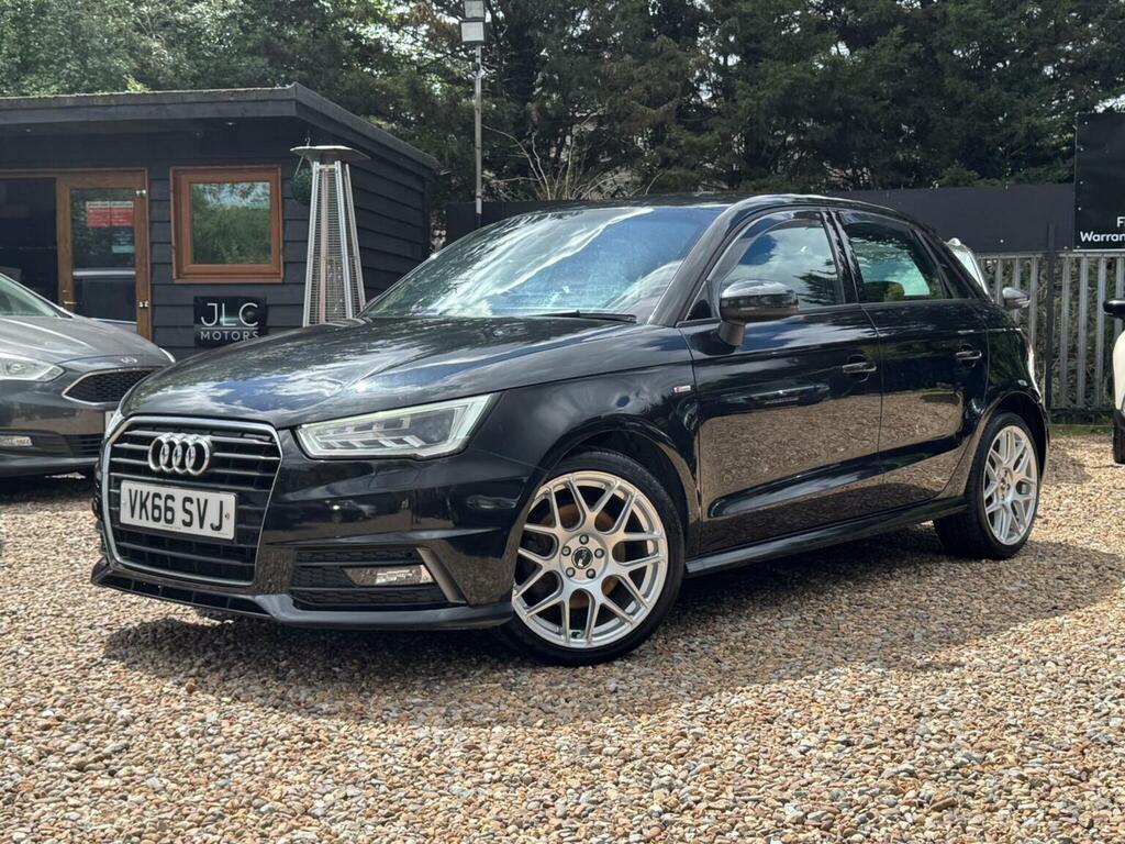 Audi A1 Hatchback 1.4 Tfsi S Line Sportback Euro 6 Ss 5 VK66SVJ Black #2