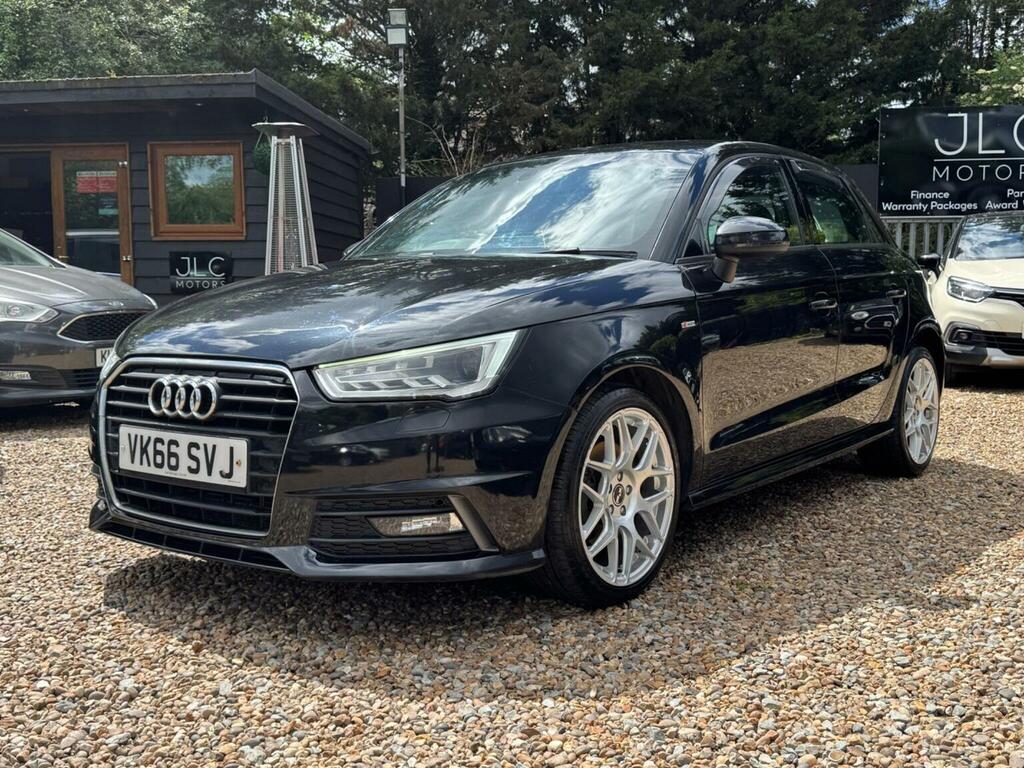 Audi A1 Hatchback 1.4 Tfsi S Line Sportback Euro 6 Ss 5 VK66SVJ Black #5